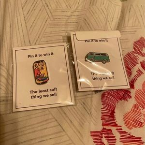 2 NWT Marine Layer pins